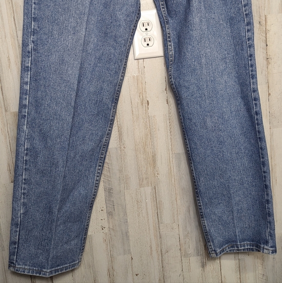 Vintage 90s Levi's 554 Straight Leg Jeans Men's 36 x 34 Made in USA Med Wash - Picture 2 of 11